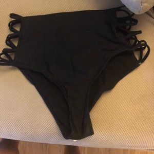 High waisted bathing suit bottoms